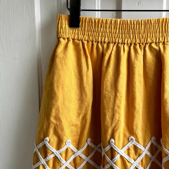 Anthropologie Girls From Savoy Sugar Embroidered Skirt - Picture 3 of 7